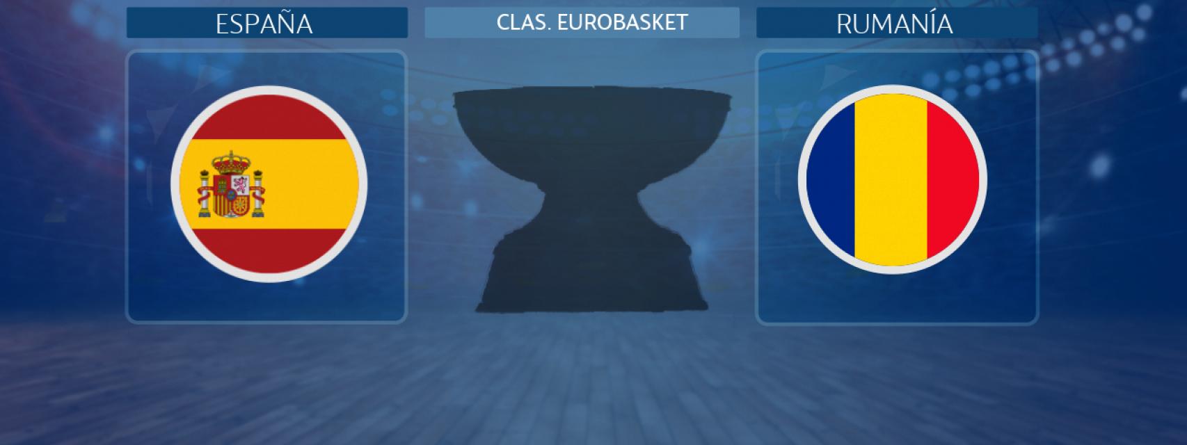 España - Rumanía, partido de la clasificación para el Eurobasket 2022