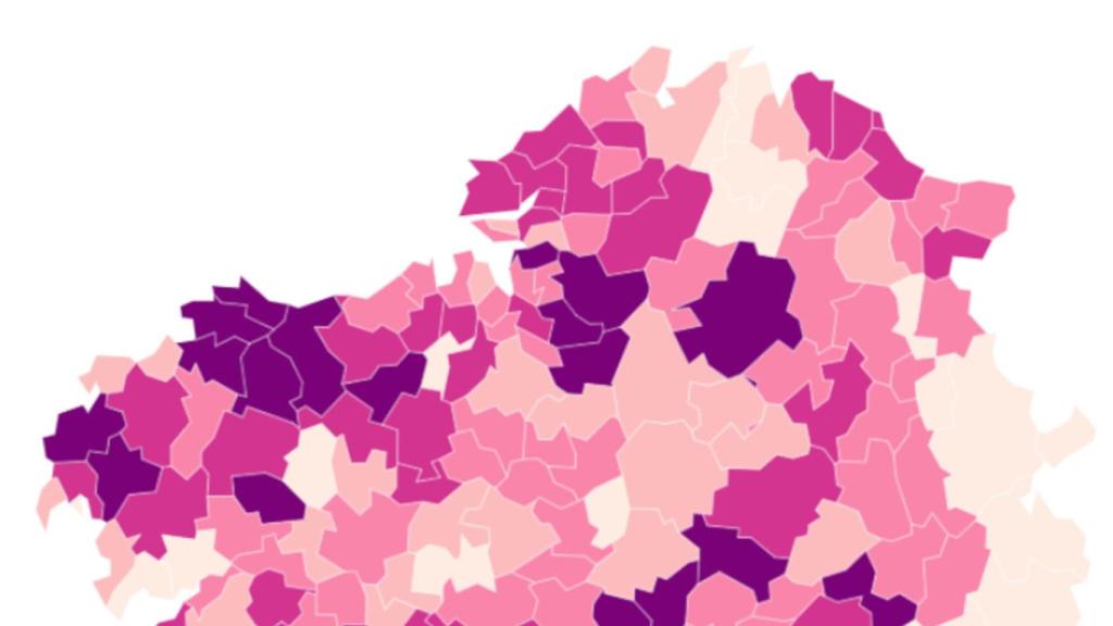 Coronavirus: Mapa de la incidencia en Galicia y los municipios más afectados