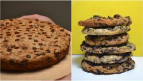 La Cookie Cake y varias galletas veganas de The Cool Cat Cookie.