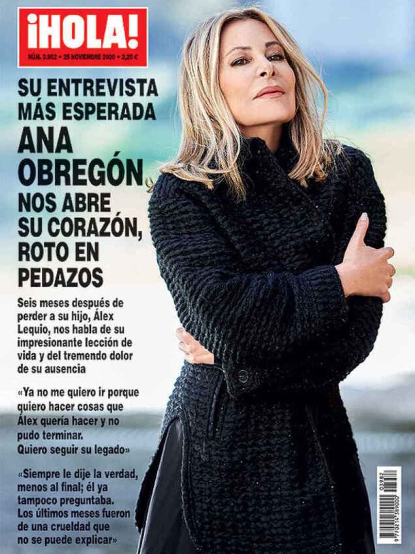 Ana Obregón, en la revista '¡HOLA!'.