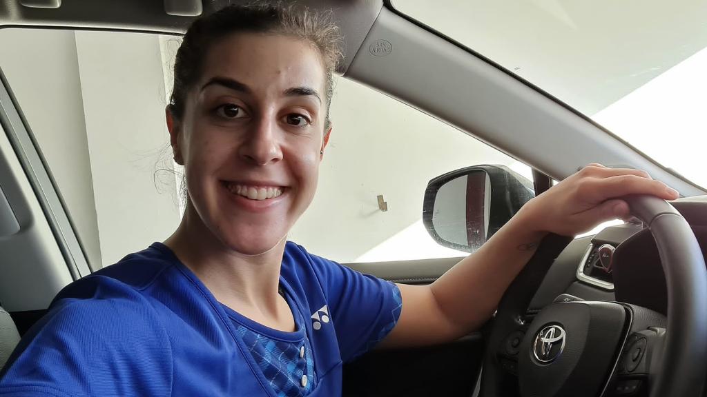 Carolina Marín, campeona de bádminton y embajadora de Toyota, afirma que le gusta conducir.