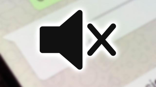 Audios en WhatsApp silenciados.