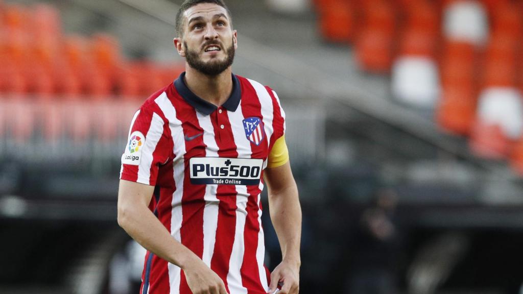 Koke Resurrección, con el brazalete de capitán