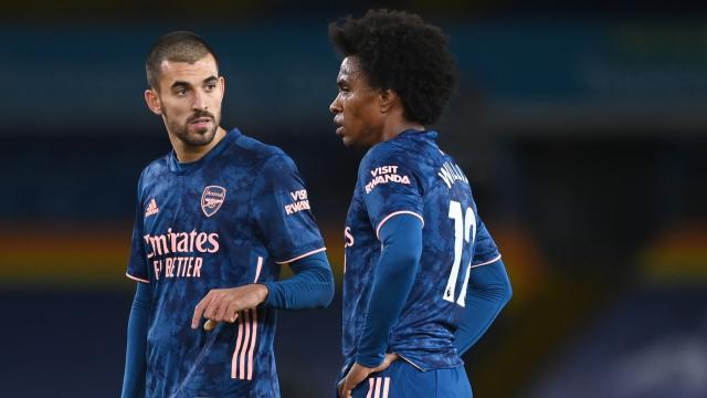 Dani Ceballos, con el Arsenal