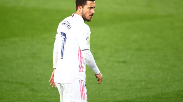 Eden Hazard durante el encuentro frente al Alavés