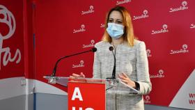 La vicesecretaria del PSOE de Castilla-La Mancha y eurodiputada Cristina Maestre