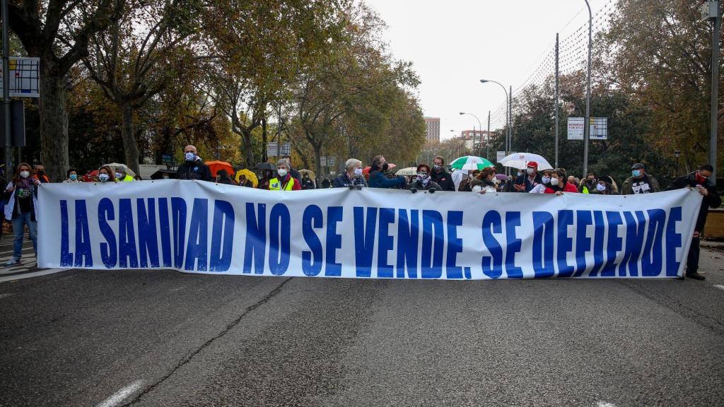 Manifestación de la Marea Blanca.