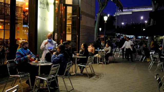 Una terraza en Barcelona.