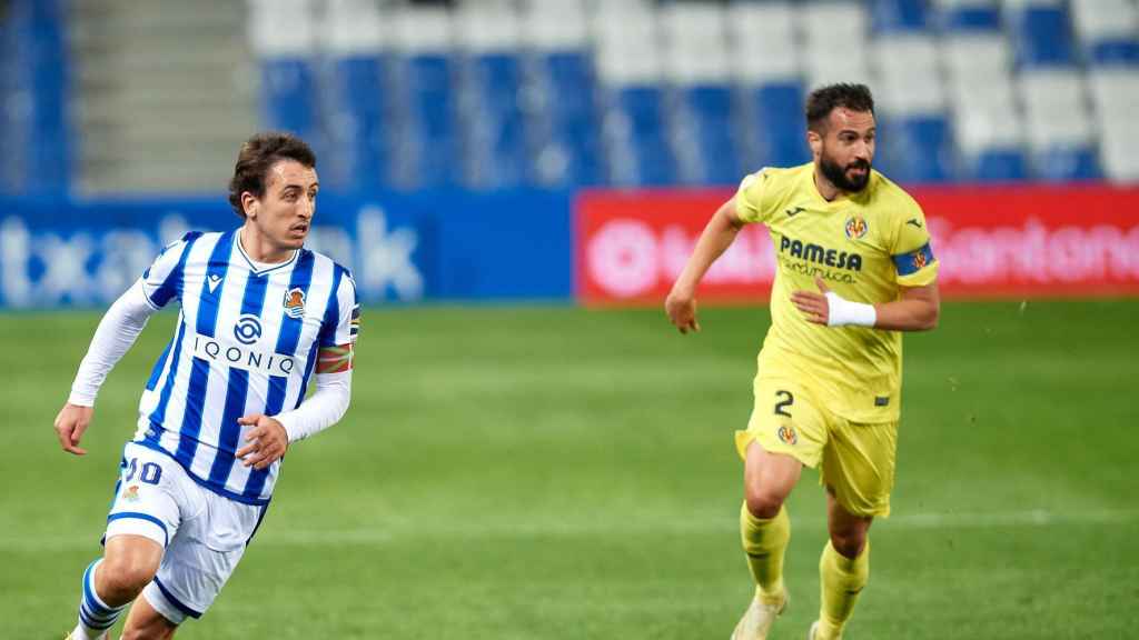 Oyarzabal inicia un ataque frente al Villarreal