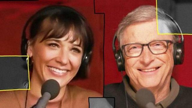 Bill Gates y Rashida Jones