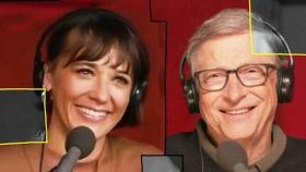 Bill Gates y Rashida Jones