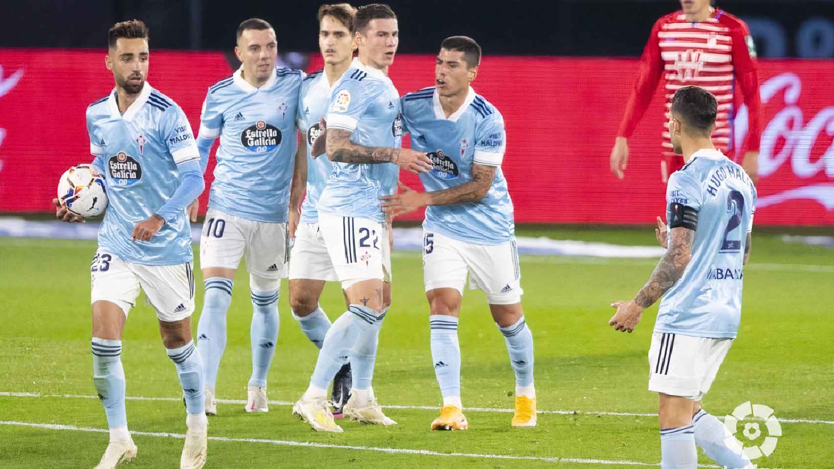 Brais, Aspas, Denis y Mina volvieron a liderar el ataque celeste con un juego combinativo.