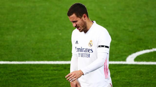 Eden Hazard, durante el partido frente al Alavés