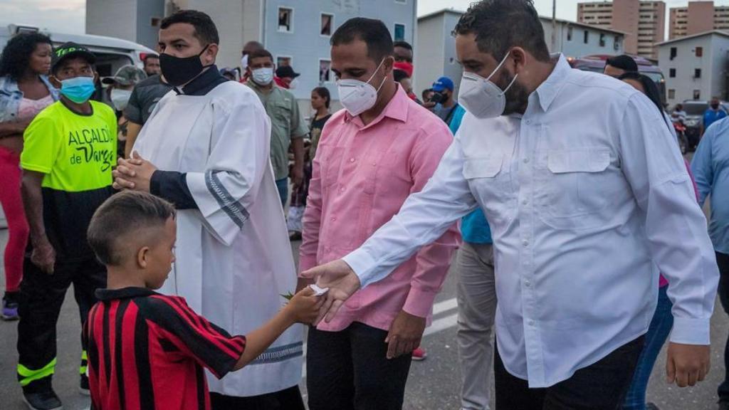 Un momento de la campaña del hijo de Maduro.