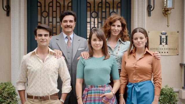 Parte del reparto de 'Amar es para siempre', la serie estrella de las tardes de Antena 3.