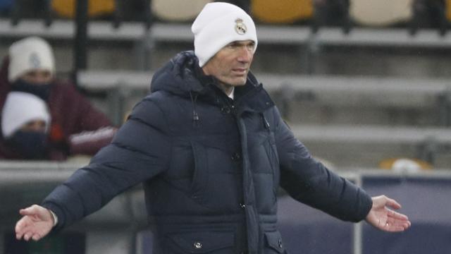 Zinedine Zidane, en El Olímpico de Kiev