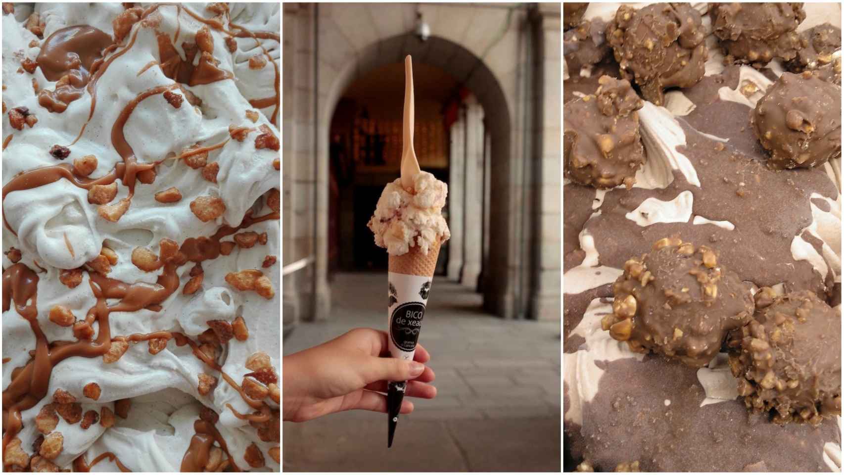 Helados de Bico de Xeado y Helada Madrina.