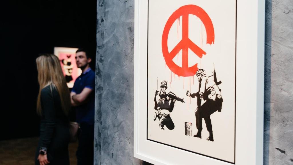 Imagen de la expo de Banksy en el Círculo.