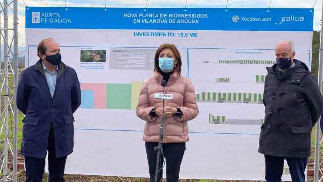 La conselleira de Medio Ambiente, Ángeles Vázquez, en la presentación del proyecto.