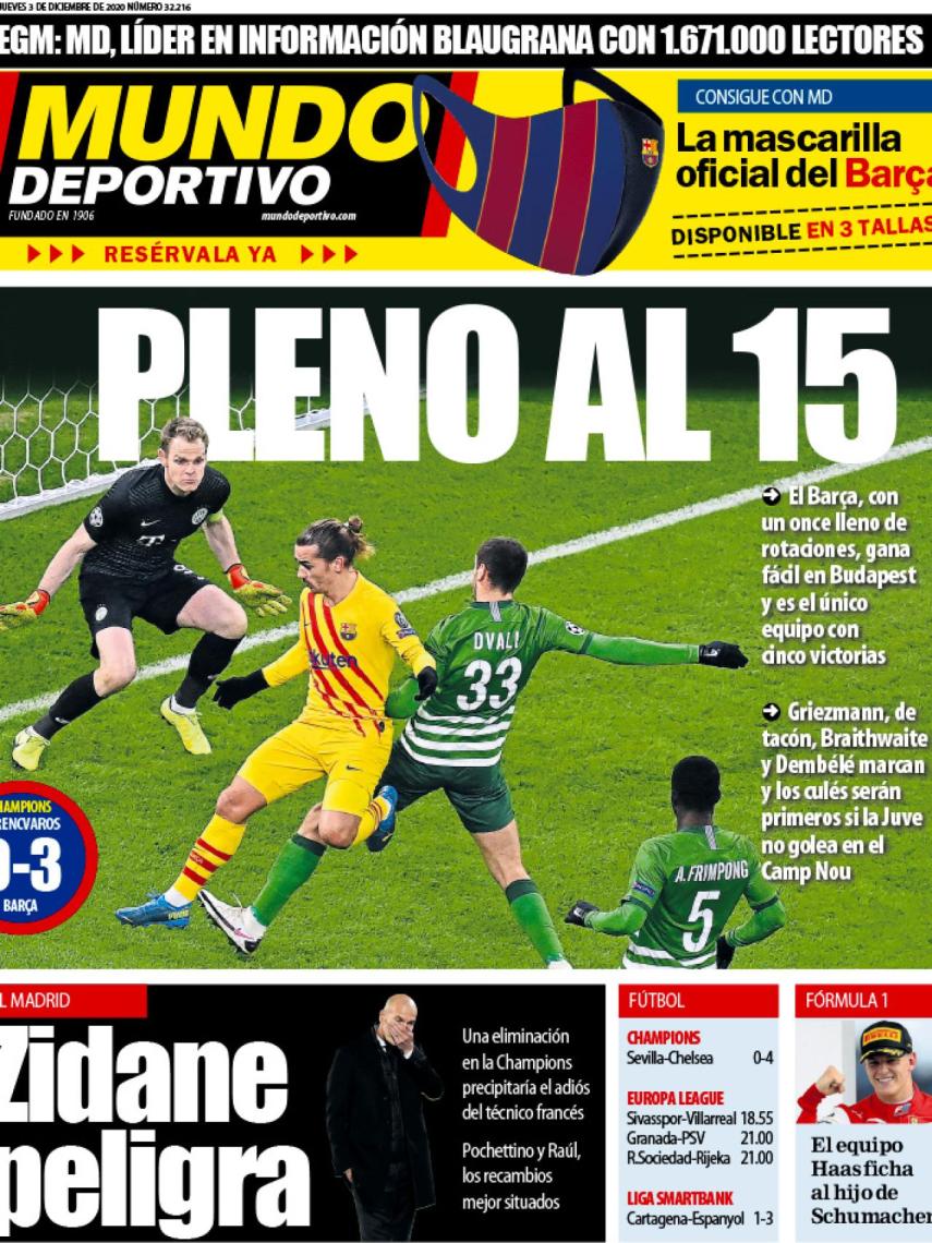 Portada Mundo Deportivo