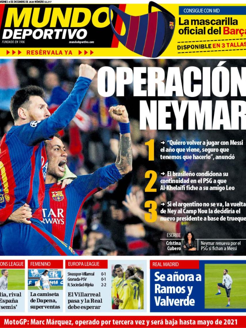 Portada Mundo Deportivo