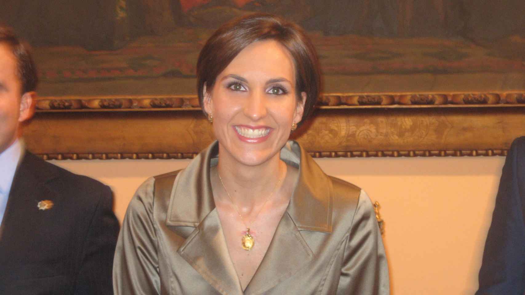 Teresa Barea en la toma de posesión de notarios en 2009.