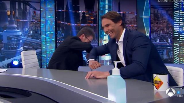 Pablo Motos y Rafa Nadal en 'El Hormiguero' (Atresmedia)