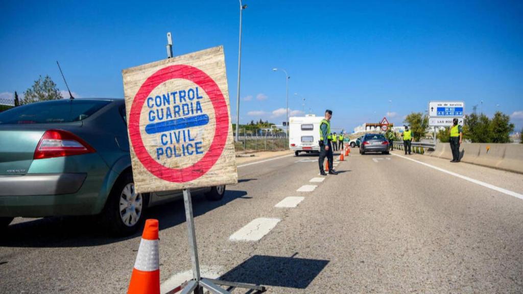 Control de la Guardia Civil. Imagen de archivo