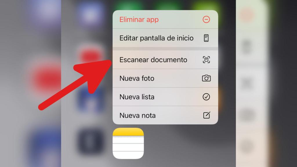 Escanear documentos con el iPhone