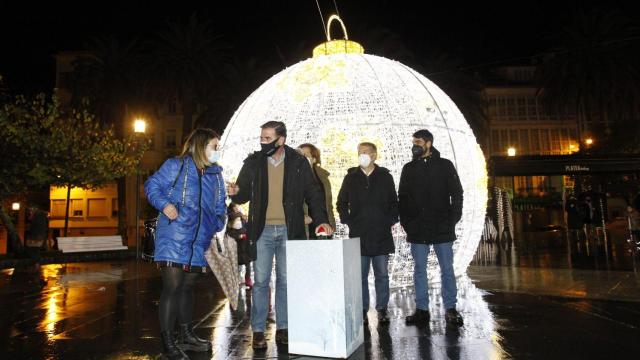 Encendido del alumbrado en Ferrol