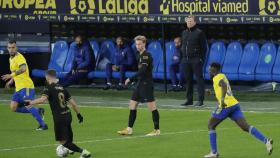 Ronald Koeman, durante el Cádiz - Barcelona de La Liga