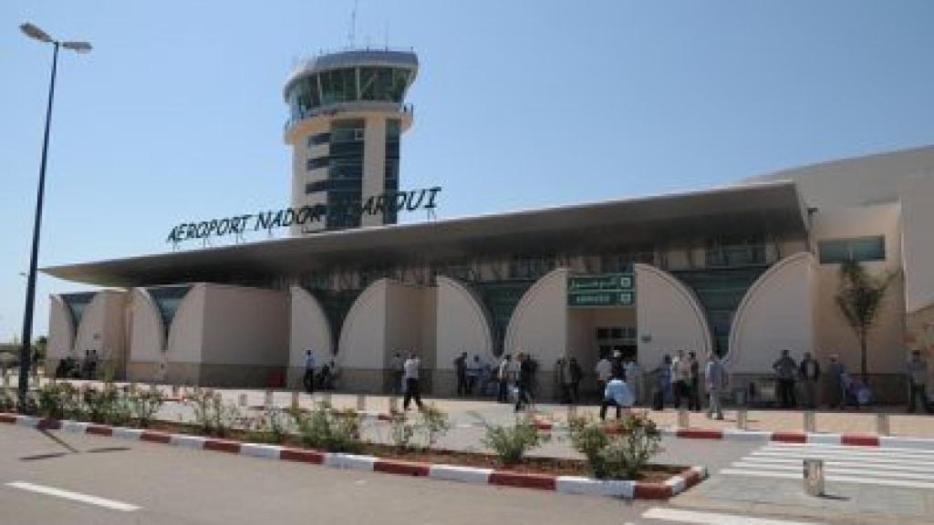 El actual aeropuerto internacional Monte Arruit, en Nador (Marruecos).