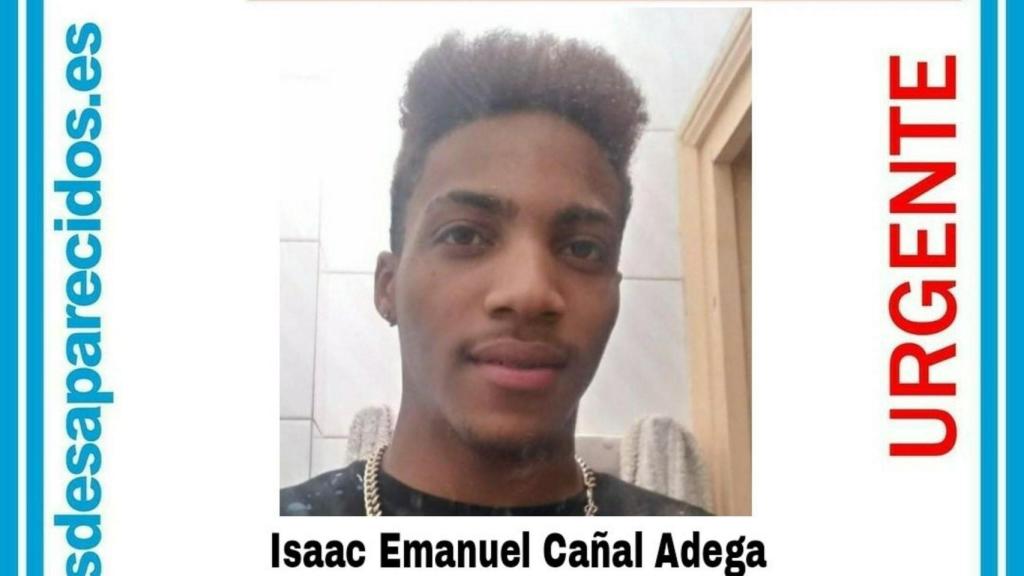 Isaac Emanuel Cañal Adega, joven desaparecido