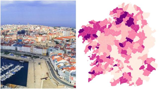 Coronavirus Galicia: Las ciudades y municipios más afectados y mapa de incidencia