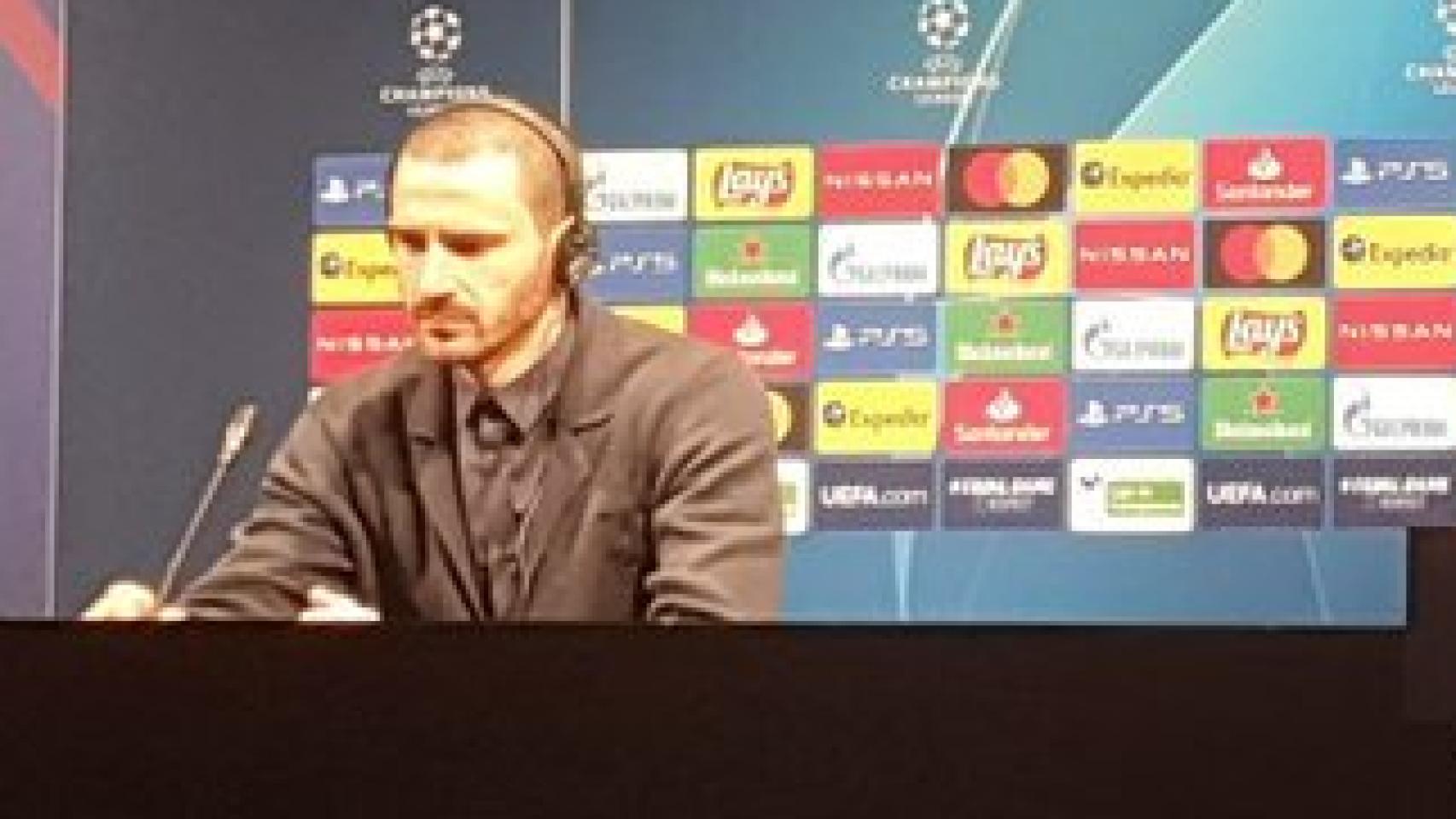 Pirlo y Bonucci, en rueda de prensa de la Champions League 2020/2021