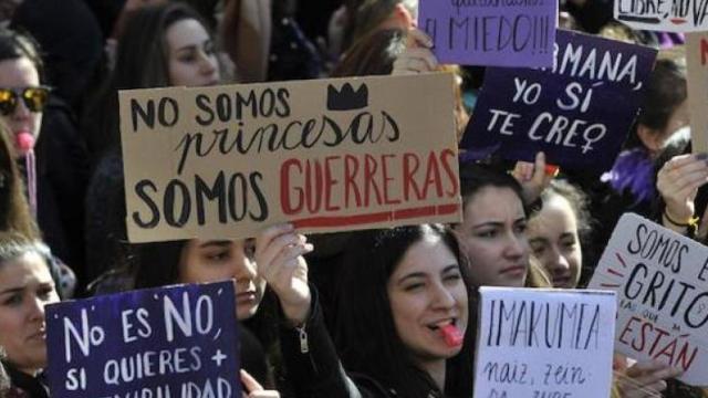 Imagen de archivo de la última manifestación del 8-M./