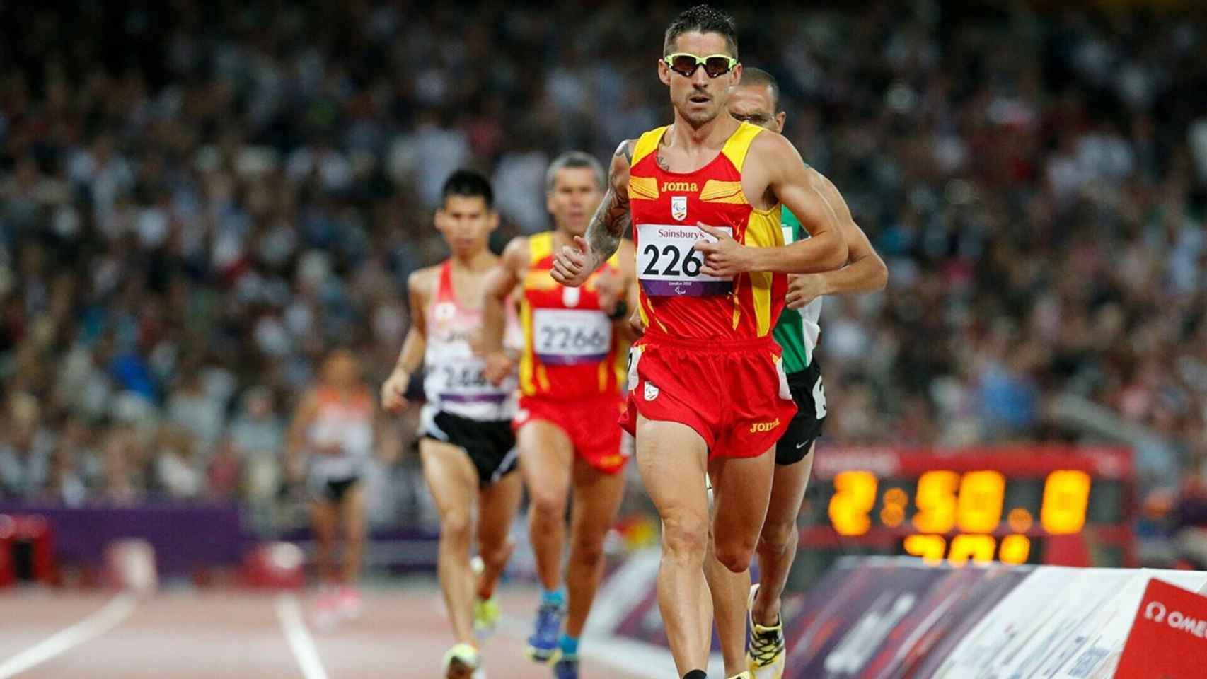 Gustavo Nieves durante los JJPP de Londres 2012, en los que fue 4º