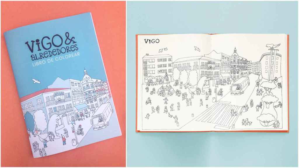 Vigo ya tiene su propio libro de colorear