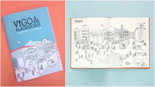 Vigo ya tiene su propio libro de colorear