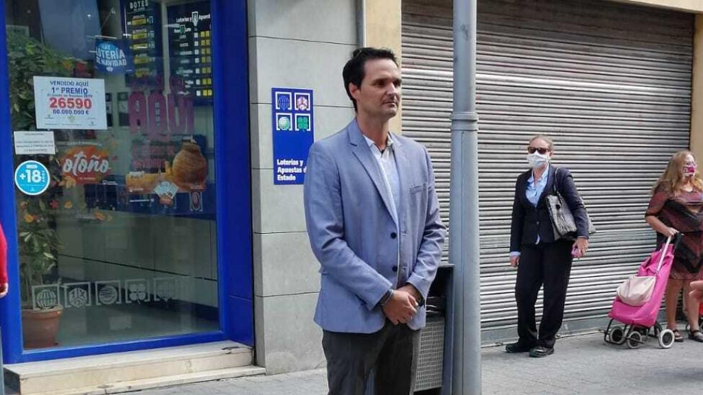 Juan María Lorente, dueño de la Administración de Lotería número 1 de San Vicente del Raspeig que repartió 80 millones de El Gordo de 2019.