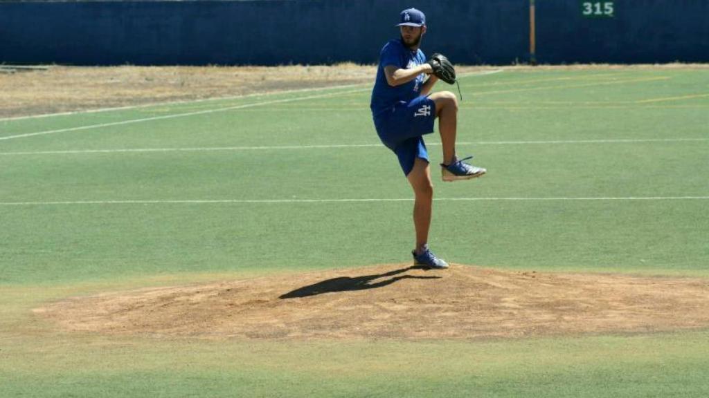 Eduardo Domínguez, jugador español de béisbol en Los Angeles Dodgers