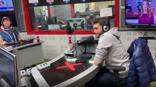 Jorge Calabrés, en un estudio de Radio MARCA