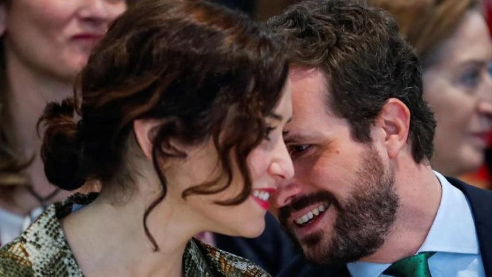 Isabel Díaz Ayuso y Pablo Casado.