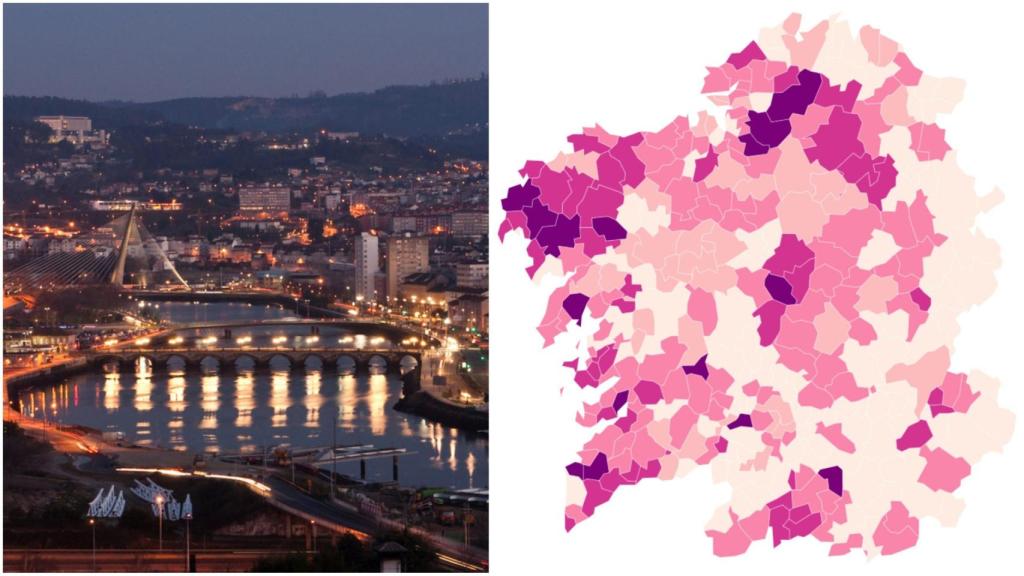 Coronavirus: Las ciudades y municipios gallegos más afectados y mapa de incidencia