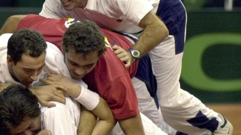 Los jugadores y el cuerpo técnico, sobre Juan Carlos Ferrero