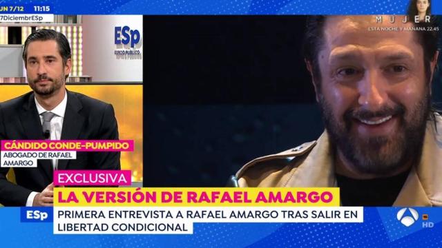 El abogado de Rafael Amargo en 'Espejo Público' (Antena 3)