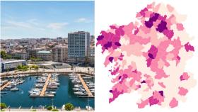 Coronavirus: Ránking de incidencia por ciudades de Galicia y mapa completo