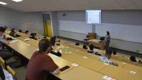 Estudiantes asisten a una clase en la Universidade de Vigo, en una imagen de archivo