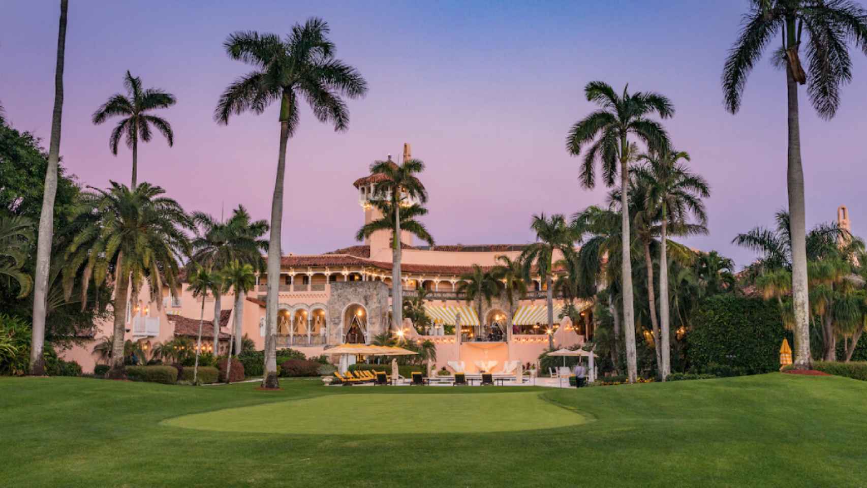 El complejo de Donald Trump, en Palm Beach, Florida.