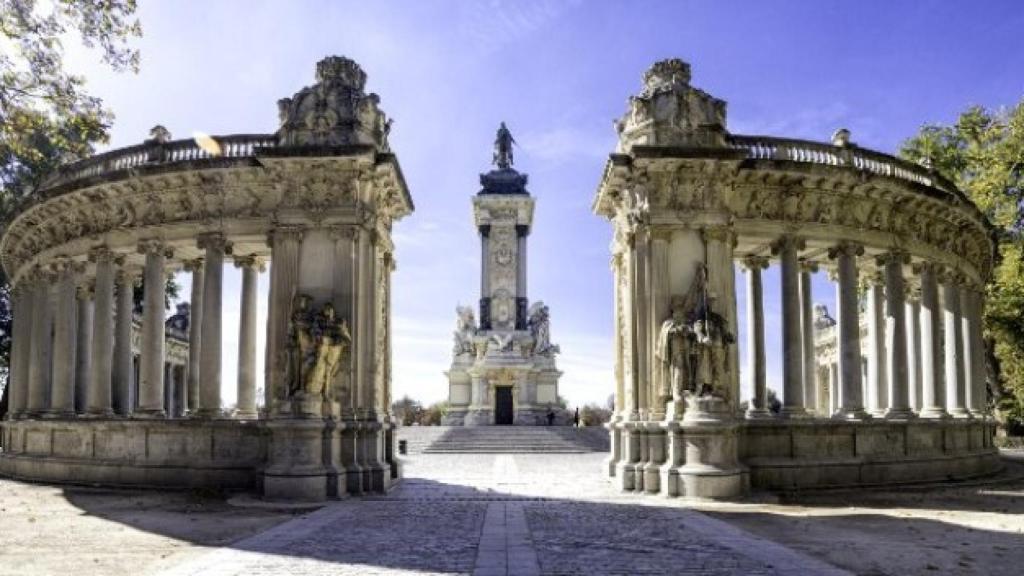 Mirador del Monumento a Alfonso XII en el Parque de Retiro de Madrid. Foto: Ayuntamiento de Madrid